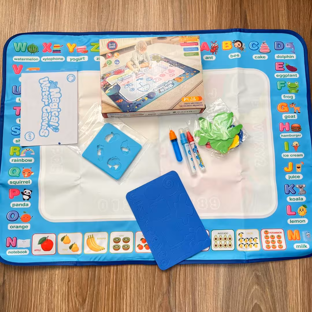 سفره جادویی نقاشی با آب سایز بزرگ ابعاد 80 در 60 سانت