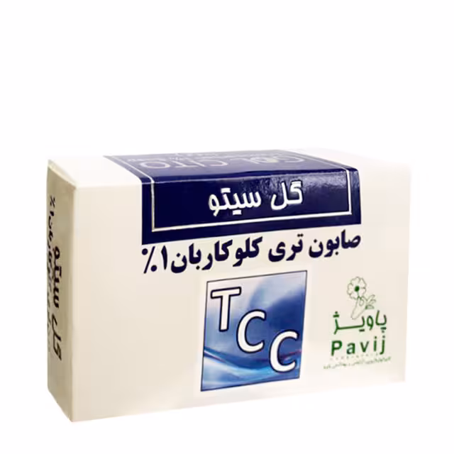 صابون آنتی باکتریال گل سیتو مدل تی سی سی 100 گرمی