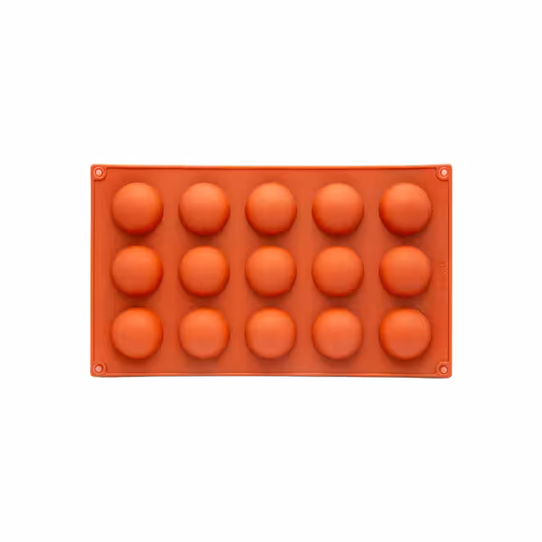 قالب سیلیکون نیم کره 15 عددی قطر 4