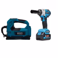 ست دو قلوی پمپ باد و بکس شارژی 20 ولت بیوتی مدل 20V