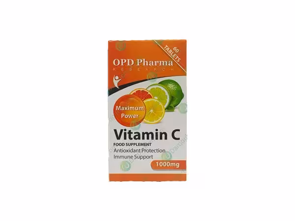 قرص ویتامین C 1000 میلی گرم ماکسیمم پاور او پی دی فارما 60 عدد – sOPD Pharma Vitamin C 1000 mg Maximum Power 60 Tablet