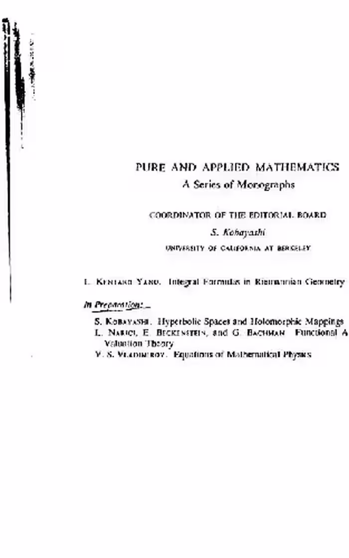 خرید و دانلود نسخه کامل کتاب Integral Formulas in Riemannian Geometry