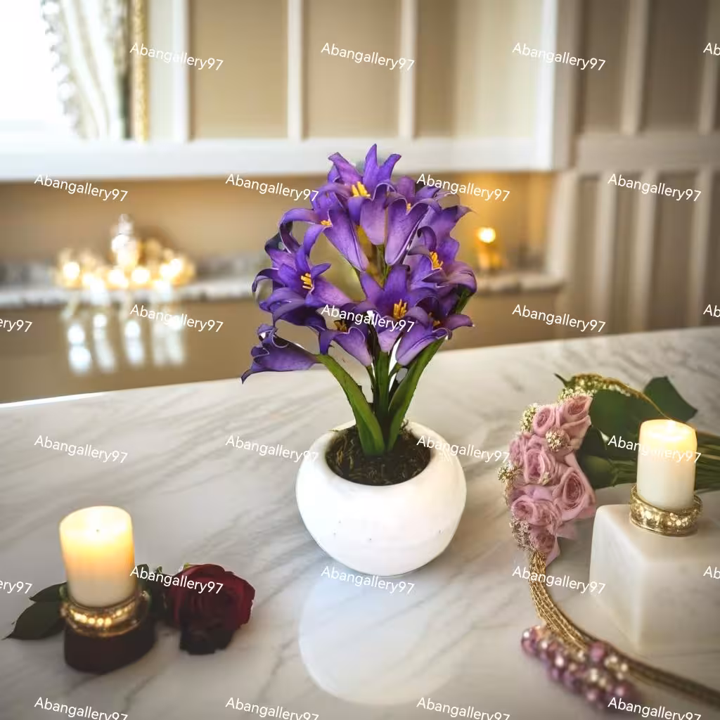 گل و گلدان مصنوعی