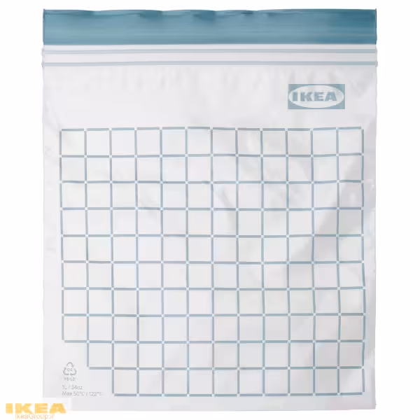 زیپ کیپ خاکستری-آبی مدل ISTAD | برند ایکیا | ارسال 15 الی 20 روز کاری