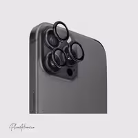 محافظ لنز یونیک مدل OPTIX مشکی مناسب iPhone 16 Pro Max (5987)