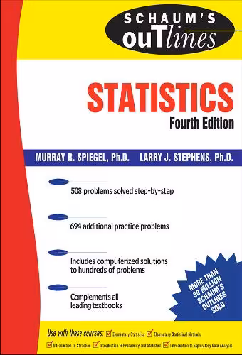 خرید و دانلود نسخه کامل کتاب Schaum's Outline of Statistics