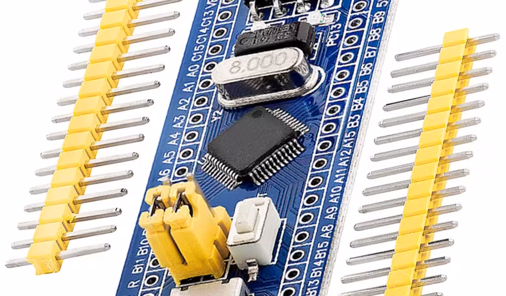 هدربرد bluepill (stm32f103c8t6) با میکرو کنترلر اورجینال
