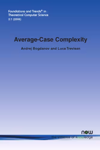 خرید و دانلود نسخه کامل کتاب Average-case complexity
