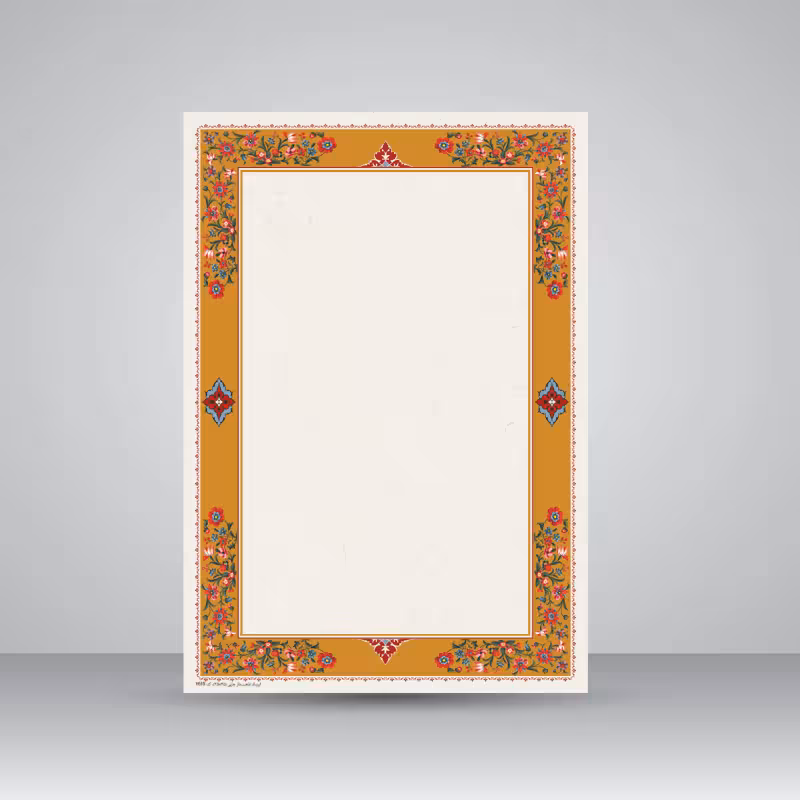 کاغذ ابروباد چاپی،35*25 cm، کد 618، (بسته 10 عددی)