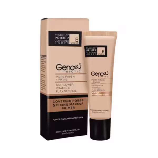 پرایمر صورت پوست چرب و مختلط ژنوبایوتیک حجم 30 میلی لیتر