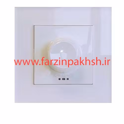 کلید دیمر لامپ توکار دلند مدل آسا پلکسی سفید