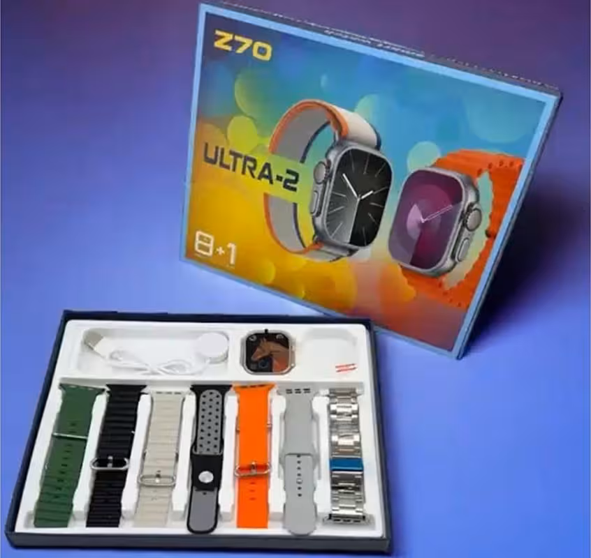 ساعت هوشمند اپل مدل Z70 Ultra2 با 7 دستبند
