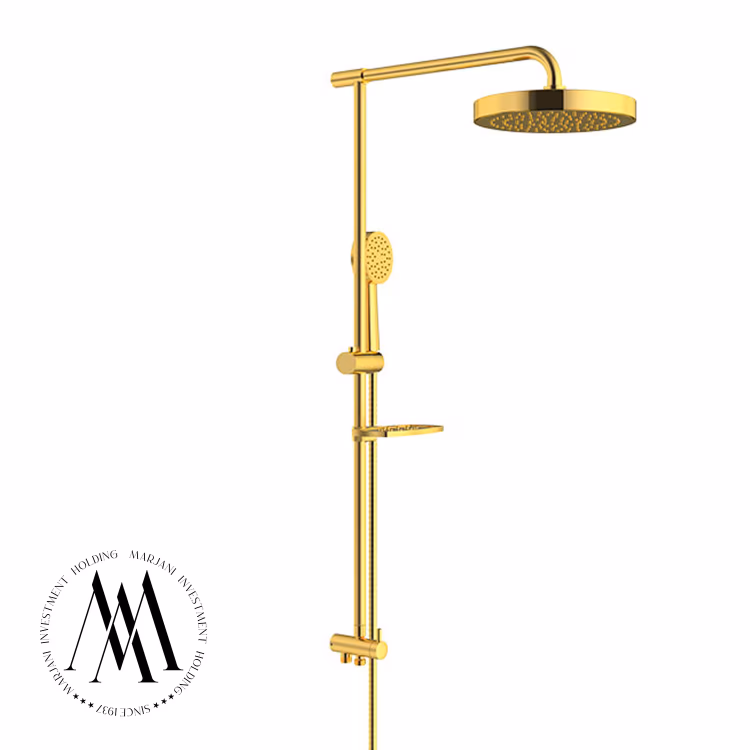 علم دوش شودر مدل بلا (رنگ طلا)