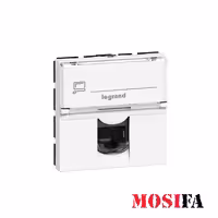 کیستون شبکه لگراند CAT6A UTP دو ماژول پهن