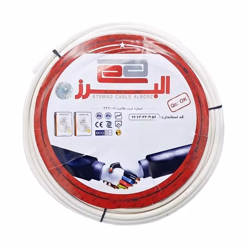 کابل برق 4 در 1 اعتماد کابل البرز مدل ETM5111 تمام مس