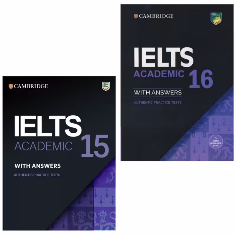 کتاب IELTS Cambridge Academic اثر جمعی ازنویسندگان انتشارات کمبریدج دو جلدی