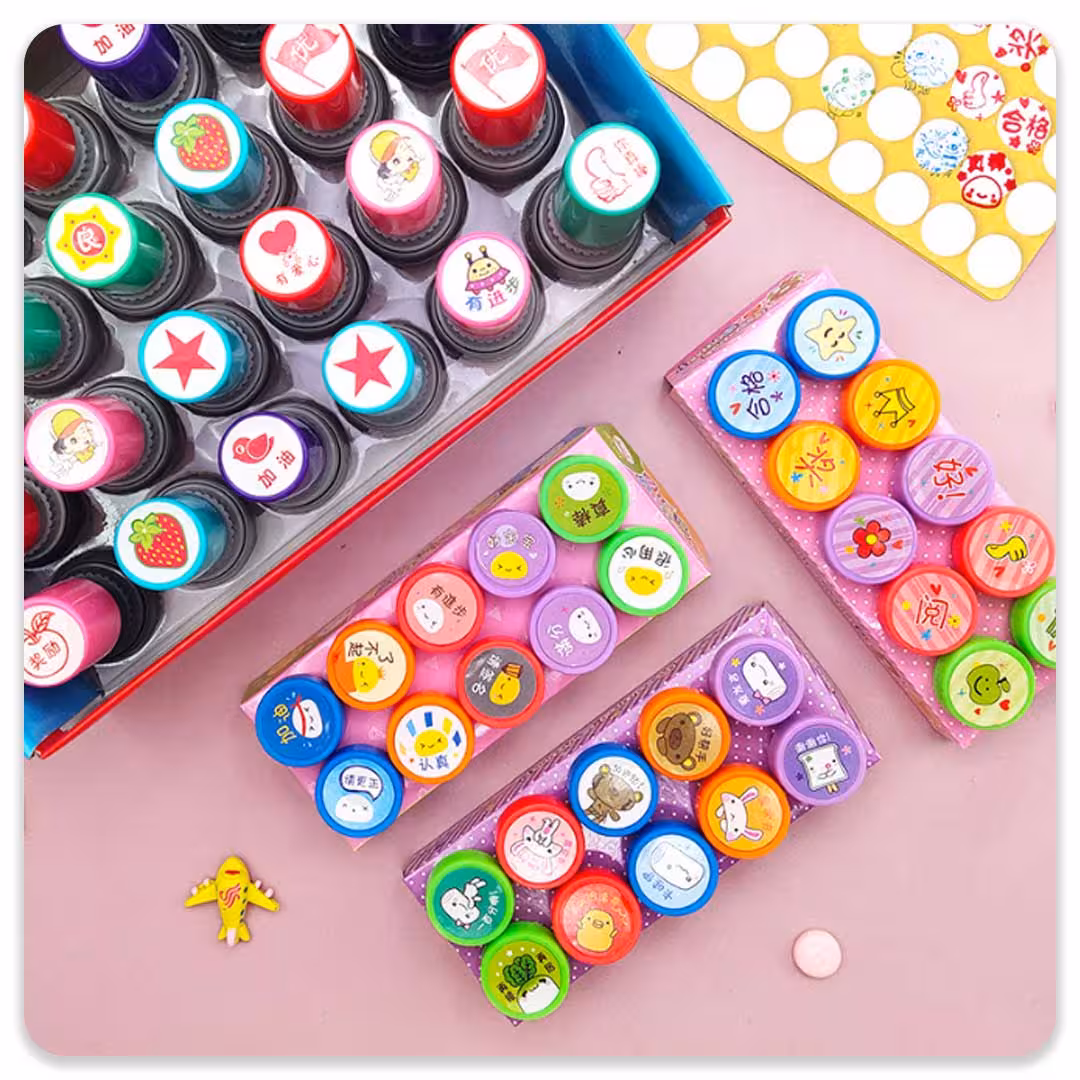 مهر کیوت طرح دار – مدل رندوم