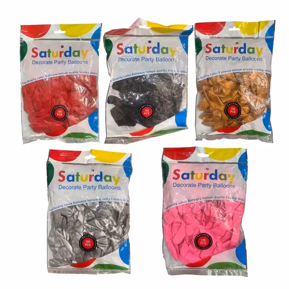 بادکنک تک رنگ 100 عددی