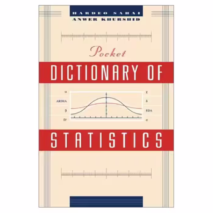 خرید و دانلود نسخه کامل کتاب Pocket Dictionary of Statistics