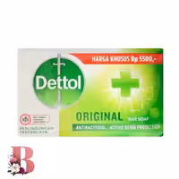 صابون آنتی باکتریال دتول مدل original وزن 100 گرم | Dettol Antibacterial Bar Soap original 100gr