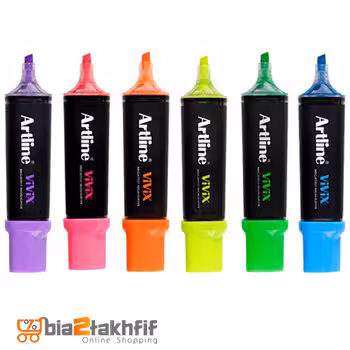 ماژیک علامت گذار vivix آرت لاین بسته 6عددی