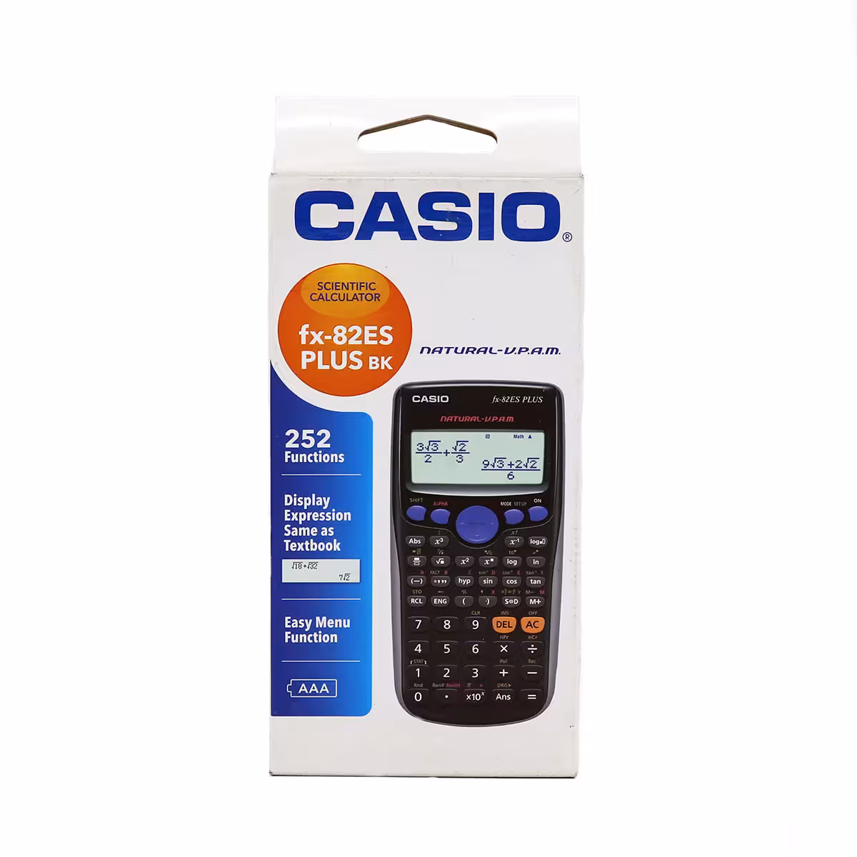 ماشين حساب مهندسي کاسيو -fx-82ES Pluse BK