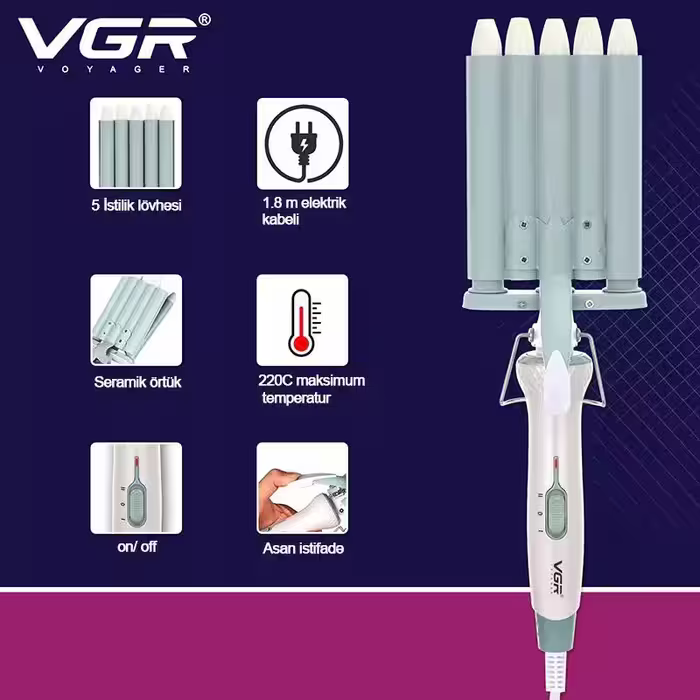 فر کننده مو وی جی ار مدل V-597