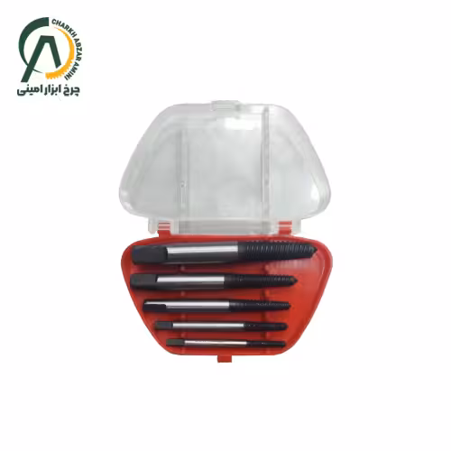 مجموعه 5 عددی مته قلاویز چپ گرد پاورتکس