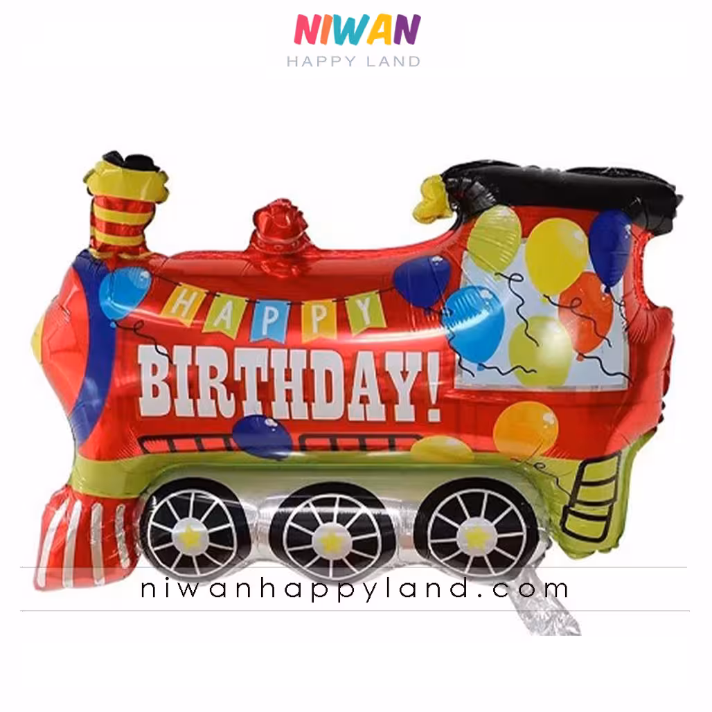 بادکنک فویلی قطار