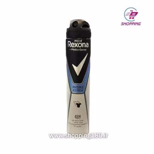 اسپری مردانه رکسونا مدل  200 میل invisible ice fresh