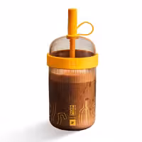 ماگ آیس نسپرسو 540 میل زرد Nespresso samra orgin - کافی کالا