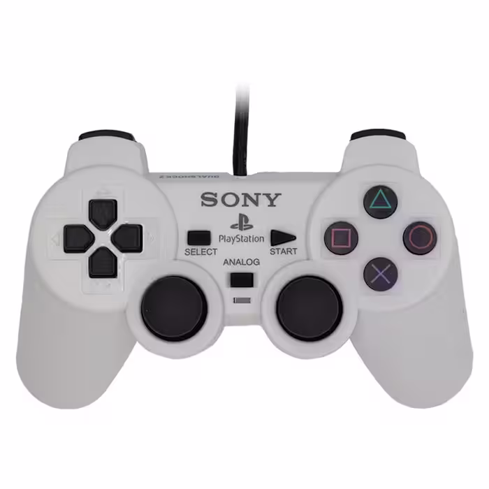 دسته بازی PS2 سیمدار سفید | PS2 Joystick Game wired