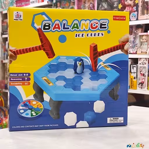 بازی رقابتی هیجانی پینگو بالانس دو نفره شرکت Happy kids