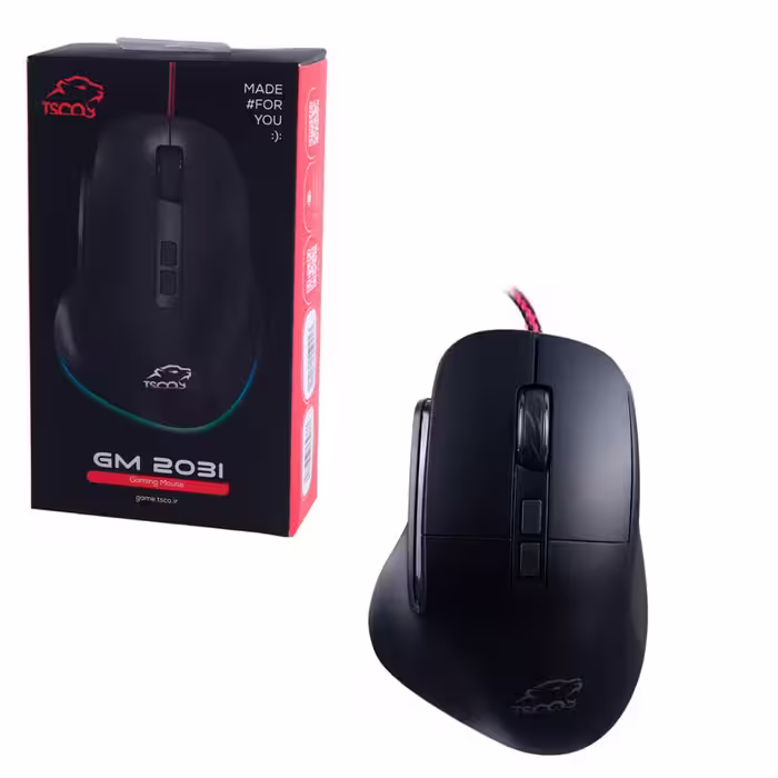 ماوس سیم دار گیمینگ تسکو ( TSCO) مدل  TDCO GM 2031 (گارانتی 12 ماهه توسن سیستم شرق )