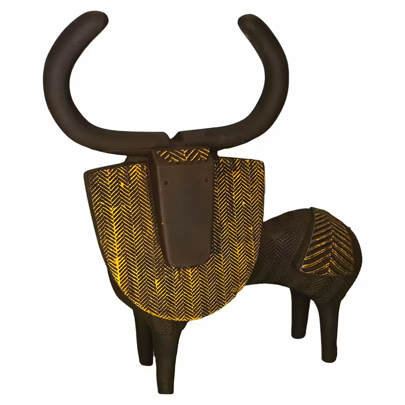 مجسمه مدل گوزن زرهی