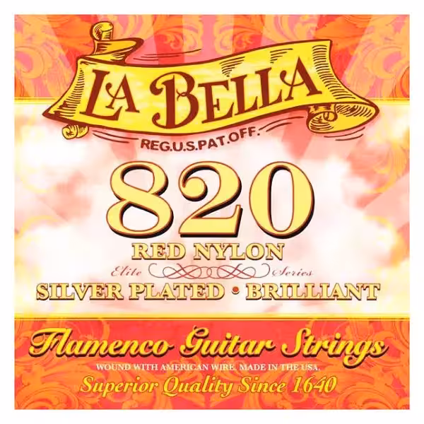 سیم گیتار لا بلا 820 فلامنکو درجه دو