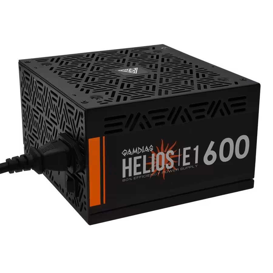 قیمت   مشخصات پاور – منبع تغذیه مشکی GAMDIAS HELIOS E1-600 | تکاف