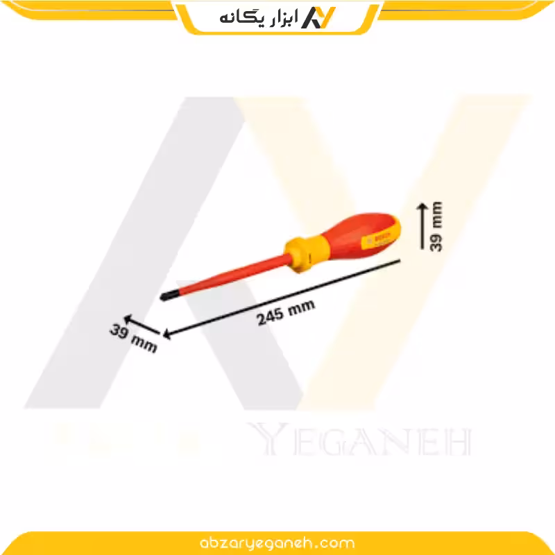 پیچ گوشتی عایق 1000 ولت PH2/SL بوش مدل 1600A02ND5