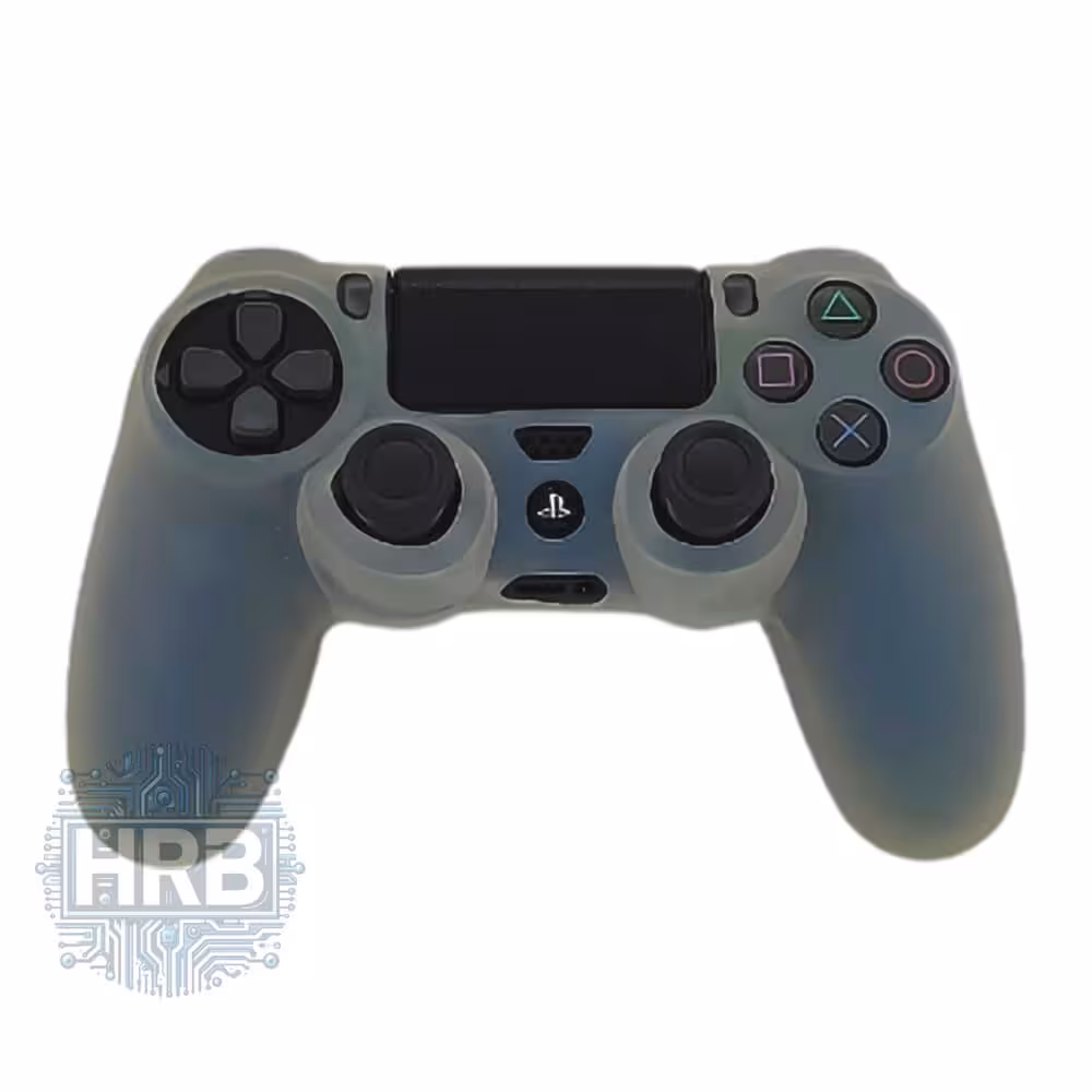روکش دسته ژله ای PS4 طرح White Silicone