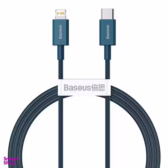 کابل تبدیل USB-C به لایتنینگ باسیوس مدل 20W طول 1 متر