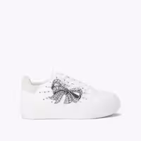 قیمت و خرید کفش زنانه سفید کرت گایگر مدل laney bow sneaker اورجینال