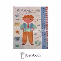 abrang / آبرنگ / پلنر روزانه 100 برگ / 10*17 / سری school / طرح پسر