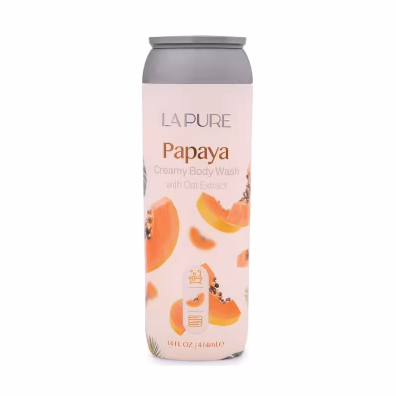 خرید + قیمت | شامپو بدن کرمی لپیور مدل Papaya Blossom حجم 414 میل
