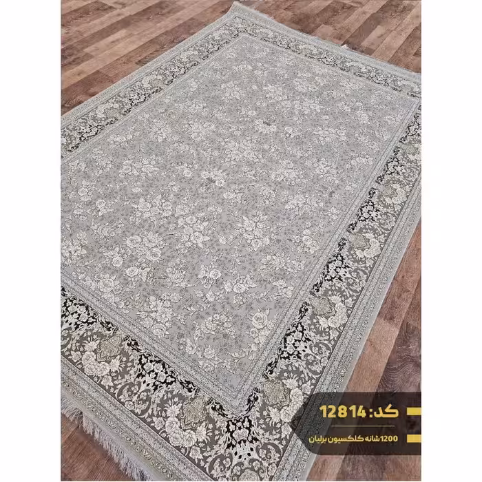 فرش ماشینی کاشان1200شانه تراکم 3600کد12814سایز12متری(باارسال رایگان)