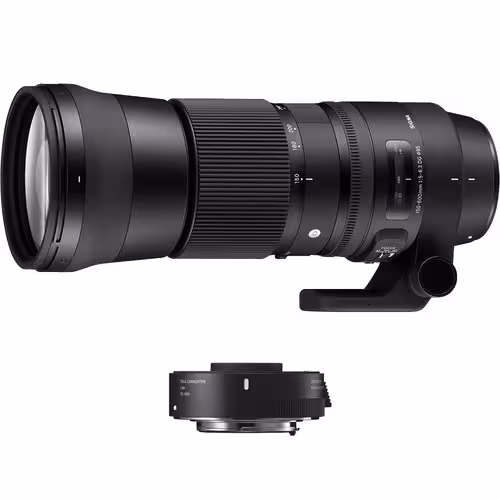 Sigma 150-600mm f/5-6.3 DG OS HSM Contemporary Lens and TC-1401 1.4x Teleconverter Kit for Canon EF