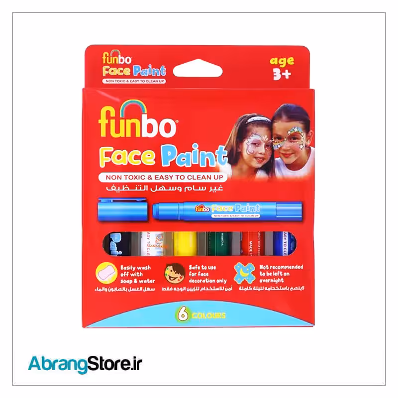 ماژیک گریم صورت فانبو 6 رنگ