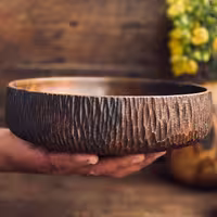 کاسه چوبی گردو کد 0358
