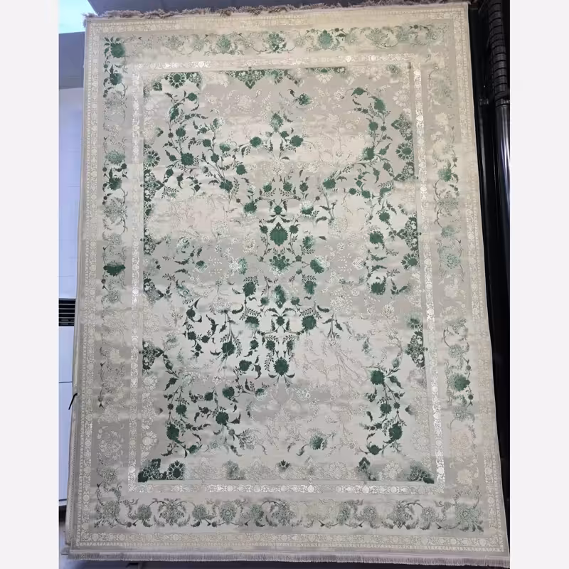 فرش 1200شانه ماشینی کاشان 6متری کد3413(باارسال رایگان)