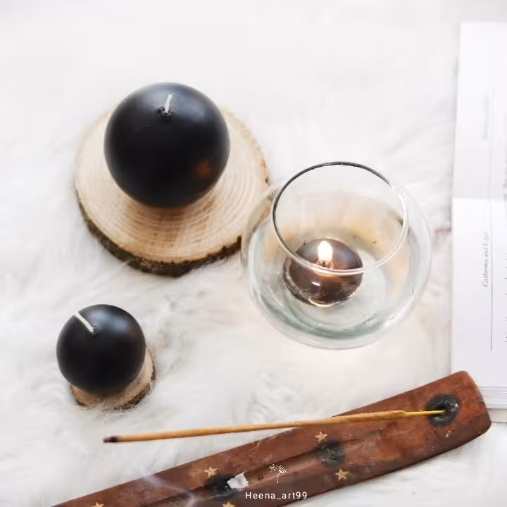 شمع گوی قطر شش