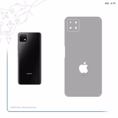 برچسب پوششی ماهوت مدل Apple مناسب برای گوشی موبایل هوآوی Nova Y60